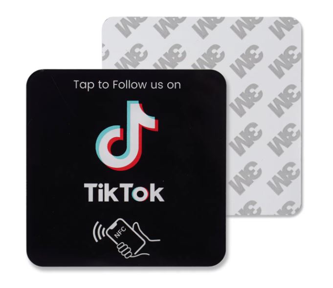 "TIKTOK" NFC Acrylic Plate for Business